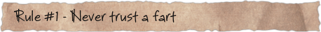 Rule #1 &ndash; Never trust a fart