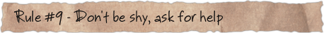 Rule #9 &ndash; Don