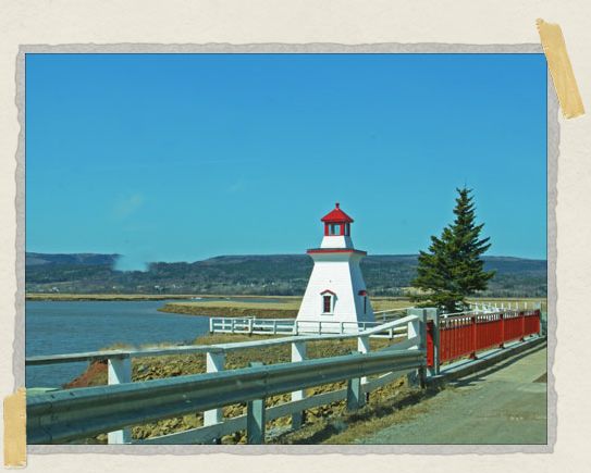 There's loads of farmland around the Bay of Fundy...and, of course, water too! 'There's loads of farmland around the Bay of Fundy...and, of course, water too!