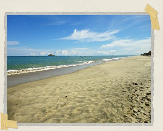 The magnificent white-powder beach of Santa Clara 'The magnificent white-powder beach of Santa Clara