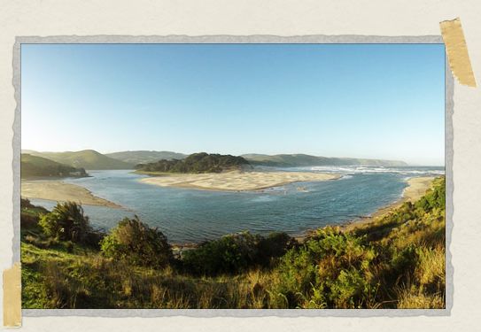 A fairytale landscape, where the river meets the sea 'A fairytale landscape, where the river meets the sea