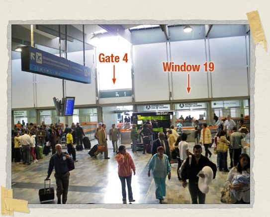 Window 19, located next to Gate 4 'Window 19, located next to Gate 4