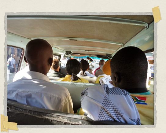 Rumbling through downtown Jozi in a minibus taxi 'Rumbling through downtown Jozi in a minibus taxi