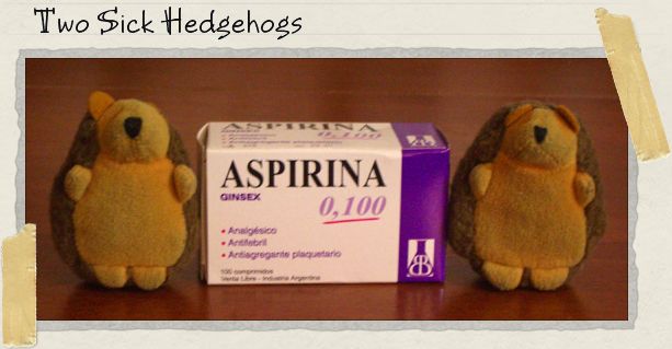 Two Sick Hedgehogs Two Sick Hedgehogs